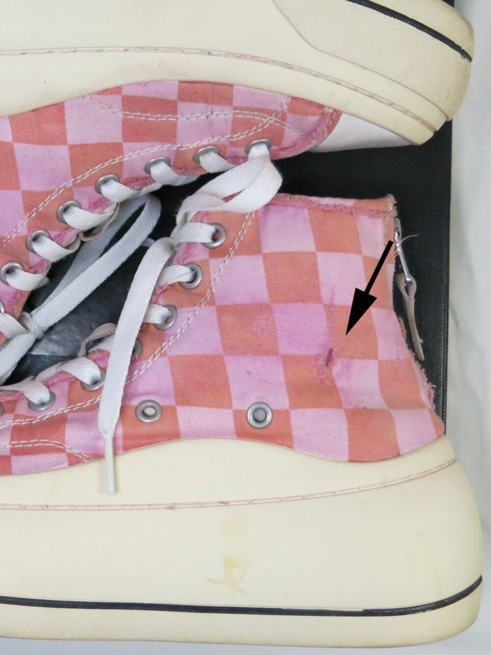 R13 Kurt Checked Platform Sneakers, Customized, OOAK, EU 38, US 8 - Picture 12 of 12
